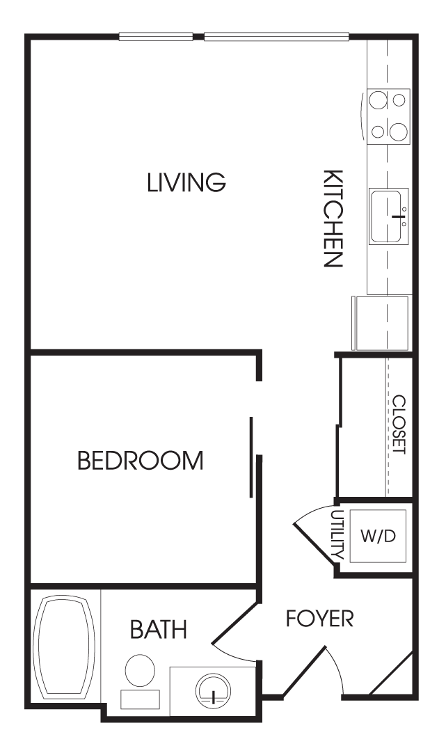 Sky I 619 floor plan